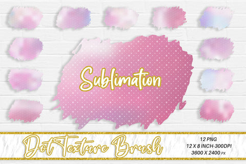 Brush splash sublimation background, splash bundle clipart, splash png, dot pattern pink Sublimation artnoy 