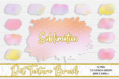 Brush splash sublimation background, splash bundle clipart, splash png, dot pattern Sublimation artnoy 