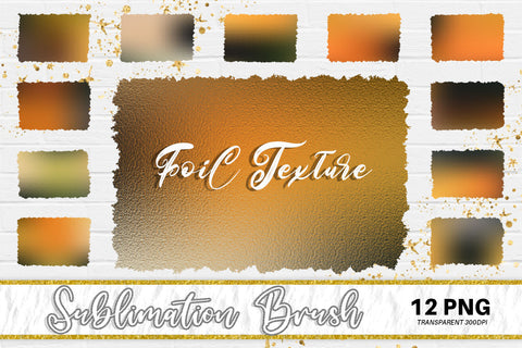 Brush splash sublimation background, splash bundle clipart, splash png, foil texture, dark orange Sublimation artnoy 