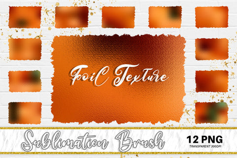 Brush splash sublimation background, splash bundle clipart, splash png, foil texture, gradient orange color Sublimation artnoy 