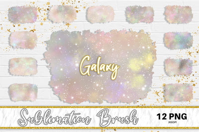 Brush splash sublimation background, splash bundle clipart, splash png, galaxy space Sublimation artnoy 