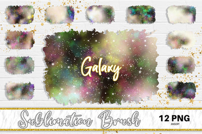 Brush splash sublimation background, splash bundle clipart, splash png, galaxy space Sublimation artnoy 