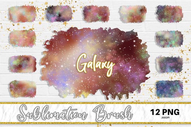 Brush splash sublimation background, splash bundle clipart, splash png, galaxy space Sublimation artnoy 