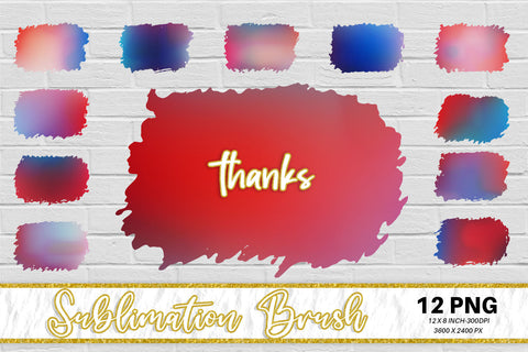 Brush splash sublimation background, splash bundle clipart, splash png, gradient dark red color Sublimation artnoy 