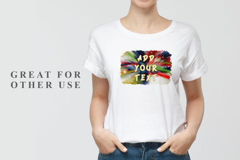 Brush splash sublimation background, splash bundle clipart, splash png, Gradient metallic color and glitter Sublimation artnoy 