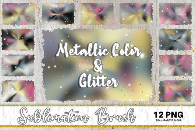 Brush splash sublimation background, splash bundle clipart, splash png, Gradient metallic color and sparkle Sublimation artnoy 