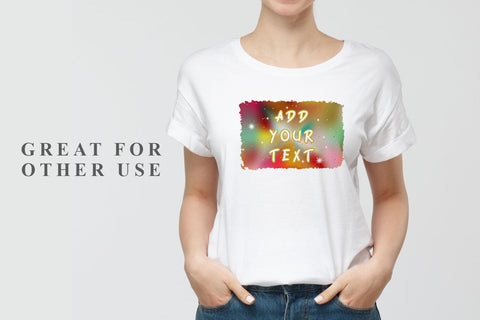 Brush splash sublimation background, splash bundle clipart, splash png, Gradient metallic iridescent color and glitter Sublimation artnoy 