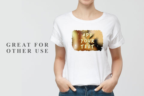 Brush splash sublimation background, splash bundle clipart, splash png, Gradient metallic orange color and glitter Sublimation artnoy 