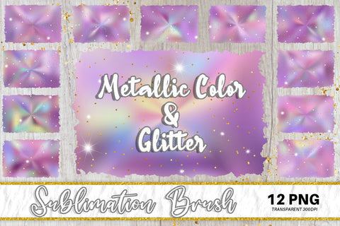 Brush splash sublimation background, splash bundle clipart, splash png, Gradient metallic pink color and sparkle Sublimation artnoy 