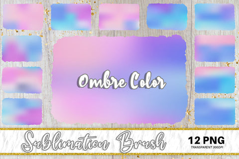 Brush splash sublimation background, splash bundle clipart, splash png, gradient ombre color background Sublimation artnoy 