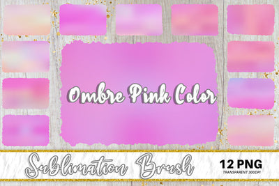 Brush splash sublimation background, splash bundle clipart, splash png, gradient ombre pink background Sublimation artnoy 