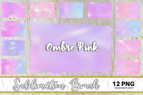 Brush splash sublimation background, splash bundle clipart, splash png, gradient ombre pink color background Sublimation artnoy 