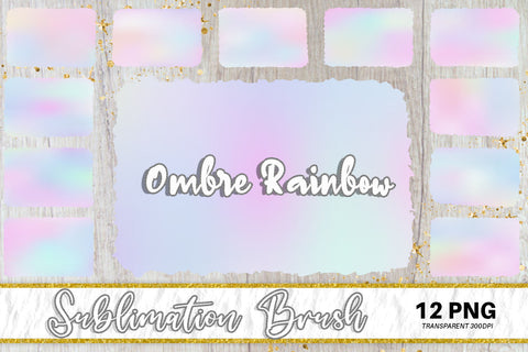 Brush splash sublimation background, splash bundle clipart, splash png, gradient ombre rainbow background Sublimation artnoy 