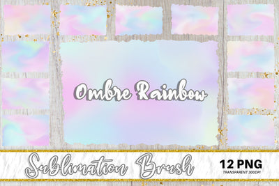 Brush splash sublimation background, splash bundle clipart, splash png, gradient ombre rainbow color background Sublimation artnoy 