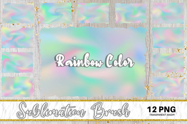 Brush splash sublimation background, splash bundle clipart, splash png, gradient rainbow color background Sublimation artnoy 