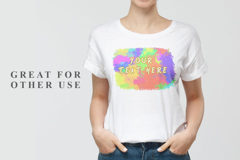 Brush splash sublimation background, splash bundle clipart, splash png, irisdescent watercolor Sublimation artnoy 