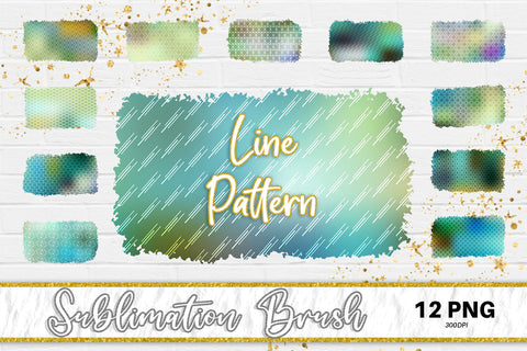 Brush splash sublimation background, splash bundle clipart, splash png, line pattern, gradient color background Sublimation artnoy 