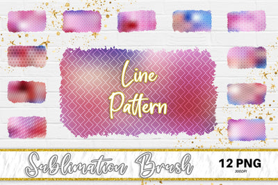 Brush splash sublimation background, splash bundle clipart, splash png, line pattern, pink Sublimation artnoy 