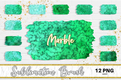 Brush splash sublimation background, splash bundle clipart, splash png, marble texture, green color Sublimation artnoy 