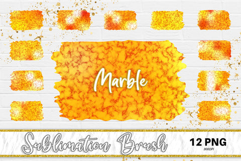 Brush splash sublimation background, splash bundle clipart, splash png, marble texture, orange color Sublimation artnoy 