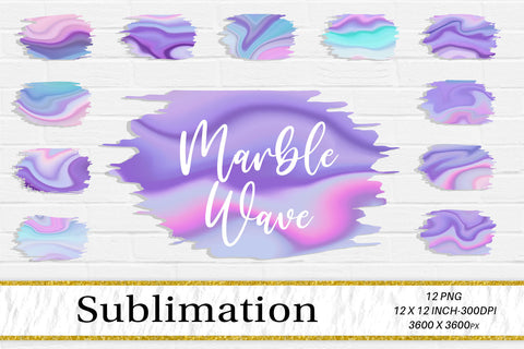 Brush splash sublimation background, splash bundle clipart, splash png, marble wave background Sublimation artnoy 