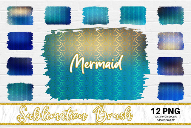 Brush splash sublimation background, splash bundle clipart, splash png, mermaid scales background, blue color Sublimation artnoy 