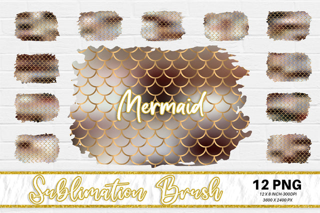 Brush splash sublimation background, splash bundle clipart, splash png, mermaid scales background, brown color Sublimation artnoy 