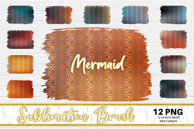 Brush splash sublimation background, splash bundle clipart, splash png, mermaid scales background, dark color Sublimation artnoy 