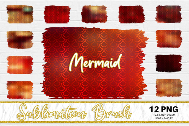 Brush splash sublimation background, splash bundle clipart, splash png, mermaid scales background, dark red Sublimation artnoy 