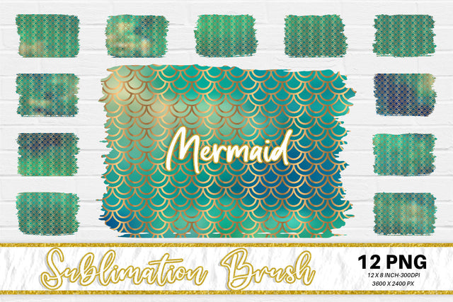 Brush splash sublimation background, splash bundle clipart, splash png, mermaid scales background, green color Sublimation artnoy 