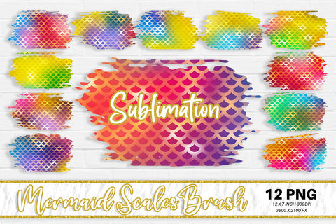 Brush splash sublimation background, splash bundle clipart, splash png, mermaid scales, iridescent color Sublimation artnoy 