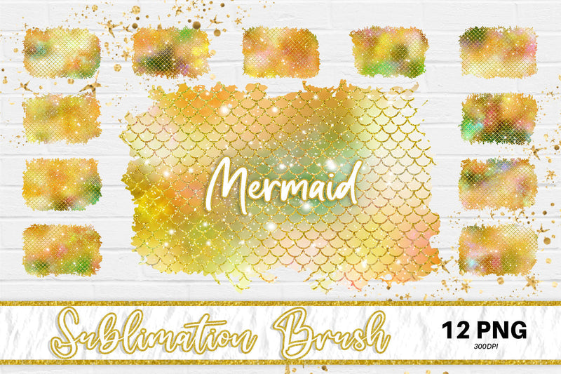 Brush splash sublimation background, splash bundle clipart, splash png, mermaid scales sparkle background Sublimation artnoy 