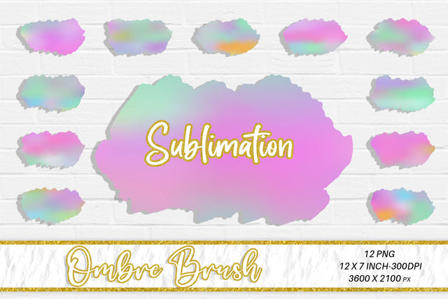 Brush splash sublimation background, splash bundle clipart, splash png, ombre background Sublimation artnoy 