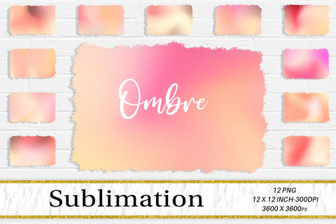 Brush splash sublimation background, splash bundle clipart, splash png, ombre background Sublimation artnoy 