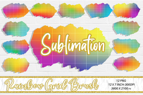 Brush splash sublimation background, splash bundle clipart, splash png, ombre grid line Sublimation artnoy 