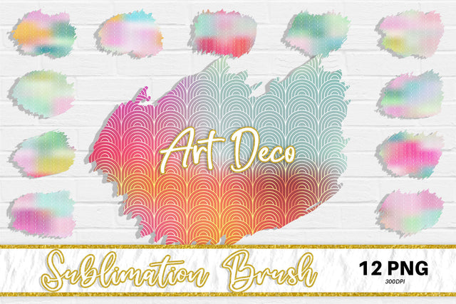 Brush splash sublimation background, splash bundle clipart, splash png, pattern art deco, gradient color background Sublimation artnoy 
