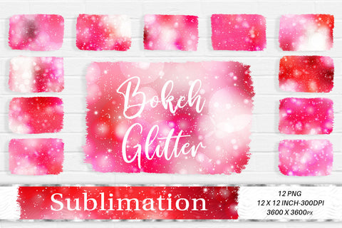 Brush splash sublimation background, splash bundle clipart, splash png, pink bokeh Sublimation artnoy 