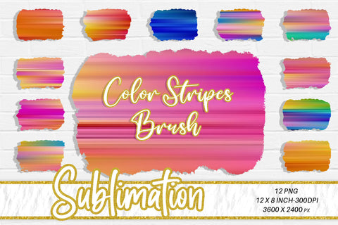 Brush splash sublimation background, splash bundle clipart, splash png, stripes color background Sublimation artnoy 
