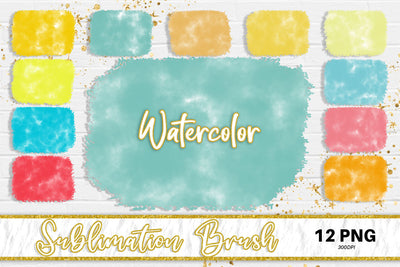 Brush splash sublimation background, splash bundle clipart, splash png, Sublimation artnoy 