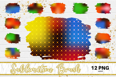 Brush splash sublimation background, splash bundle clipart, splash png, Sublimation artnoy 