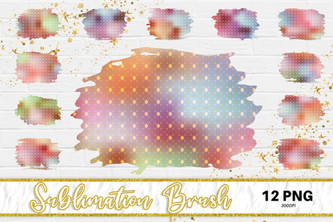 Brush splash sublimation background, splash bundle clipart, splash png, Sublimation artnoy 