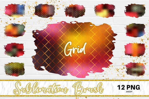 Brush splash sublimation background, splash bundle clipart, splash png, Sublimation artnoy 