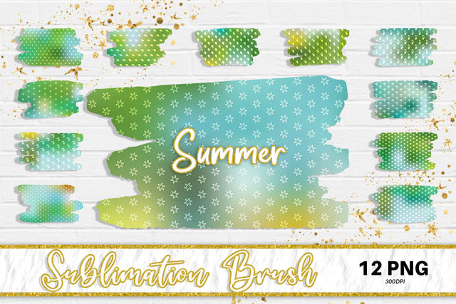 Brush splash sublimation background, splash bundle clipart, splash png, summer pattern, green Sublimation artnoy 