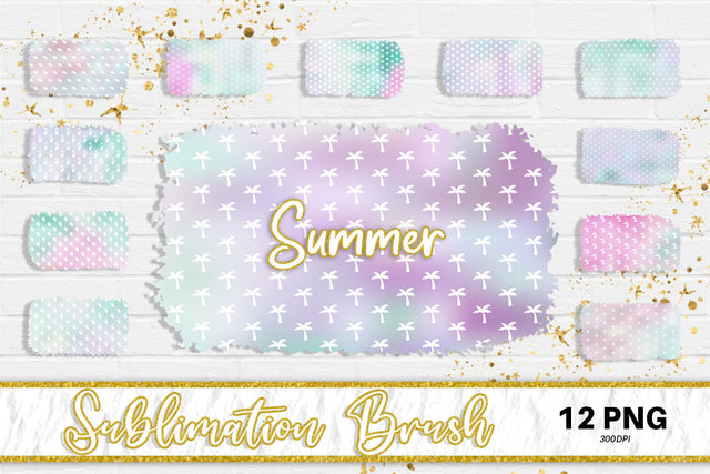 Brush splash sublimation background, splash bundle clipart, splash png, summer pattern Sublimation artnoy 