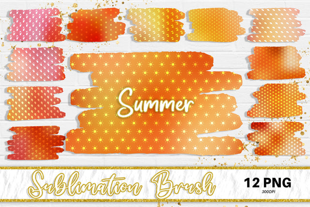 Brush splash sublimation background, splash bundle clipart, splash png, summer pattern Sublimation artnoy 