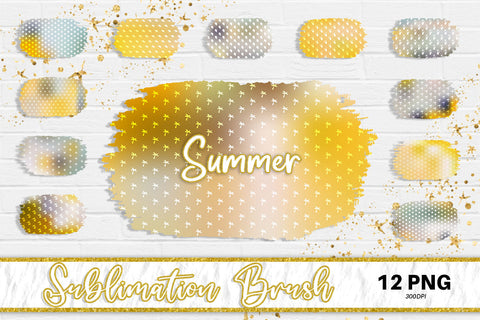 Brush splash sublimation background, splash bundle clipart, splash png, summer pattern Sublimation artnoy 