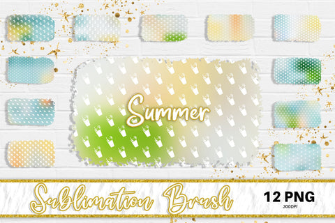Brush splash sublimation background, splash bundle clipart, splash png, summer pattern Sublimation artnoy 