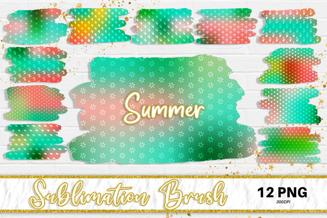 Brush splash sublimation background, splash bundle clipart, splash png, summer pattern Sublimation artnoy 