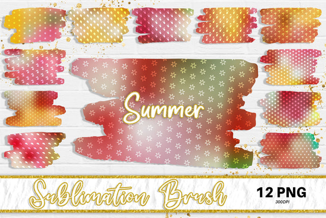 Brush splash sublimation background, splash bundle clipart, splash png, summer pattern Sublimation artnoy 