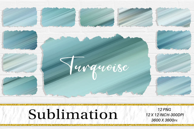 Brush splash sublimation background, splash bundle clipart, splash png, turquoise Sublimation artnoy 